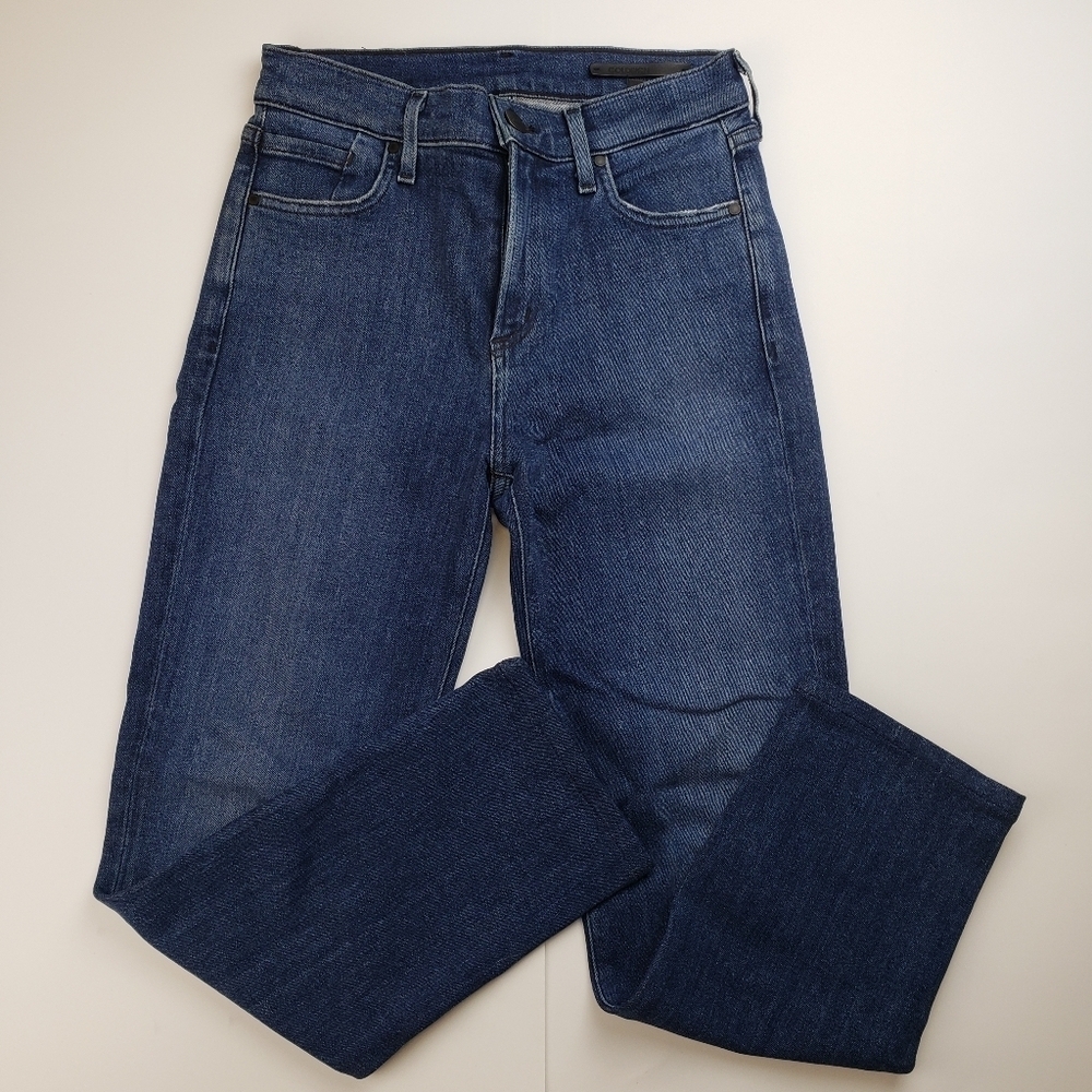 GOLDSIGN Jeans The Semi Fit High Rise Straight W/Cropped Leg size 24